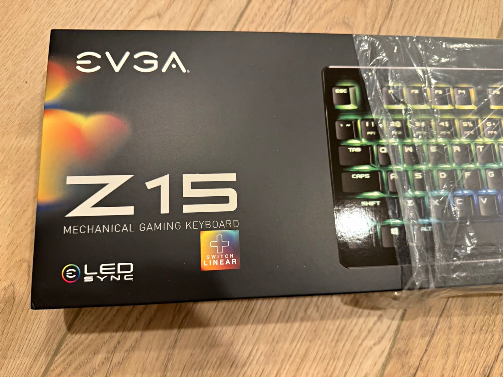 EVGA Z15 Mechanical RGB Backlit Gaming Keyboard QWERTY English Black