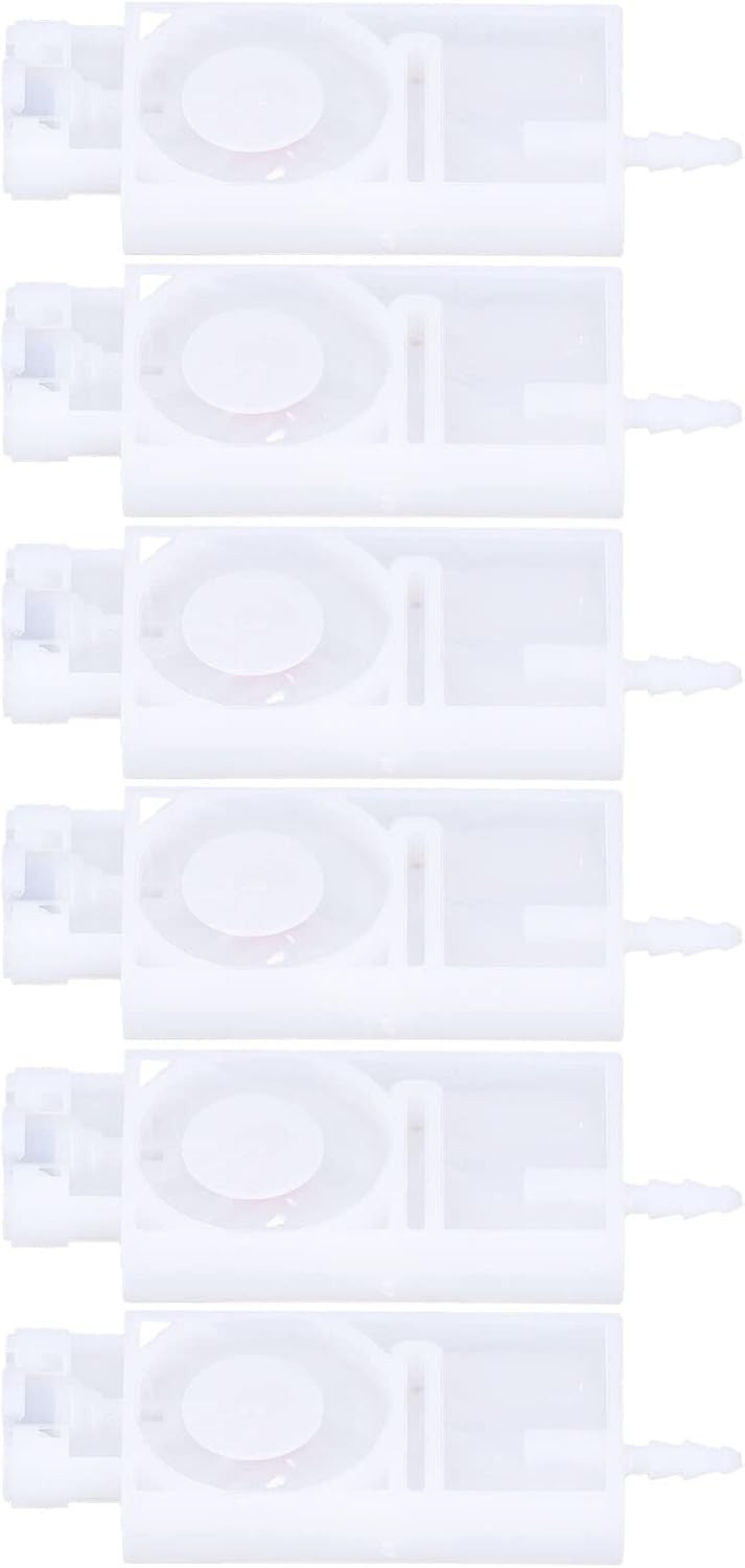 6 PCS XP600 Printer Ink Damper White Inkjet Head Dampers Replacement PP