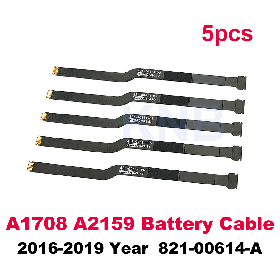 5 Pcs Battery Flex Cable 821-00614-A For Macbook Pro 13" A1708 A2159 2016-2019