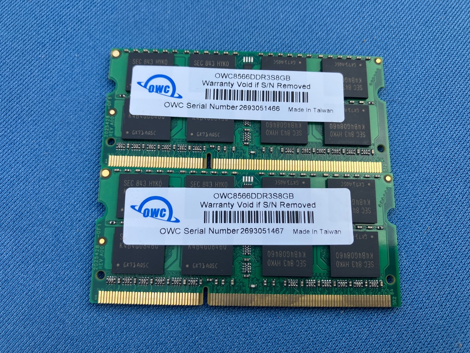 OWC 16GB (2x8GB) DDR3 SO-DIMM PC3-8500 204-Pin RAM OWC8566DDR3S8GB