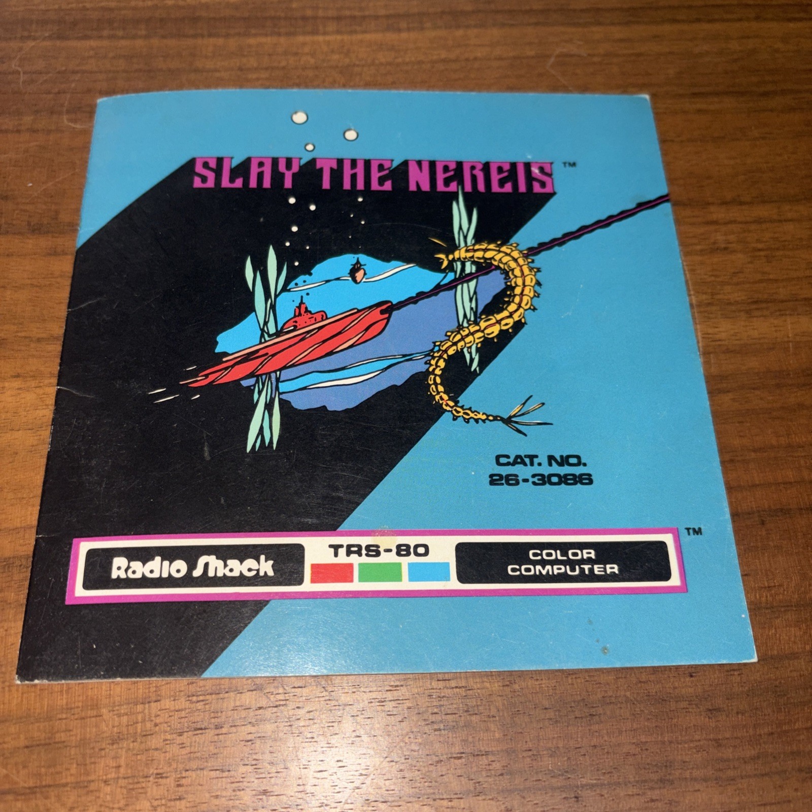 Radio Shack Tandy TRS-80 Slay The Nereis Program Manual