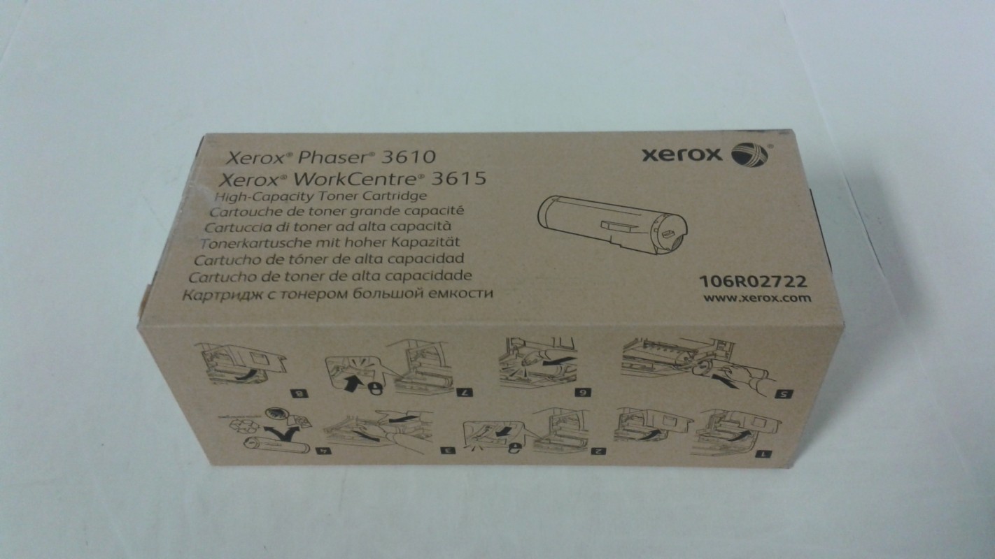 Xerox 106R02722, Black Toner Ctg for Xerox Phaser 3610