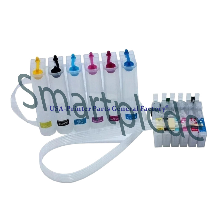 T0791 Empty Bulk CISS System Fits For Stylus Photo 1400 1430 1500W with ARC Chip
