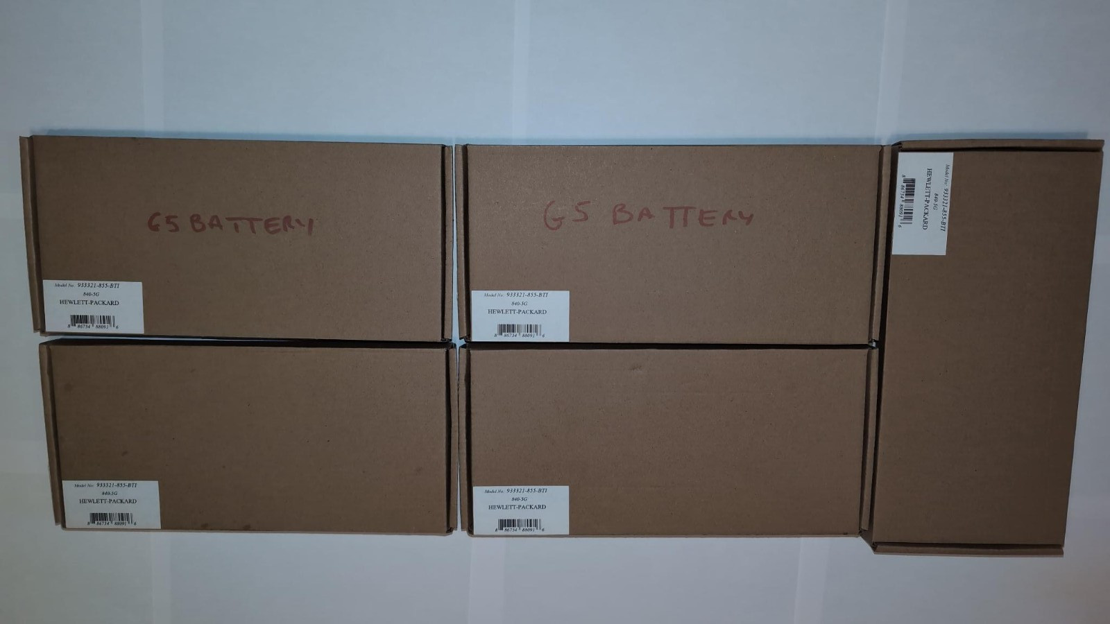 (Lot of 5) New old stock, BTI ss03xl battery replacement, 11.55V, 50Wh, 4330mAh