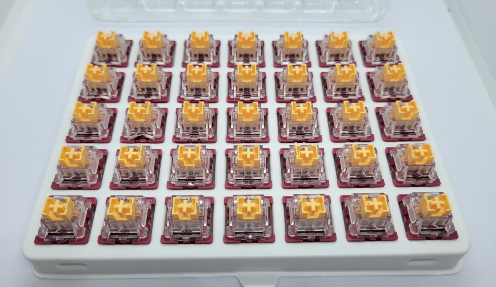 Silent Linear Mechanical Keyboard Switch 35Pcs/Pack GamaKay Phoenix Switch
