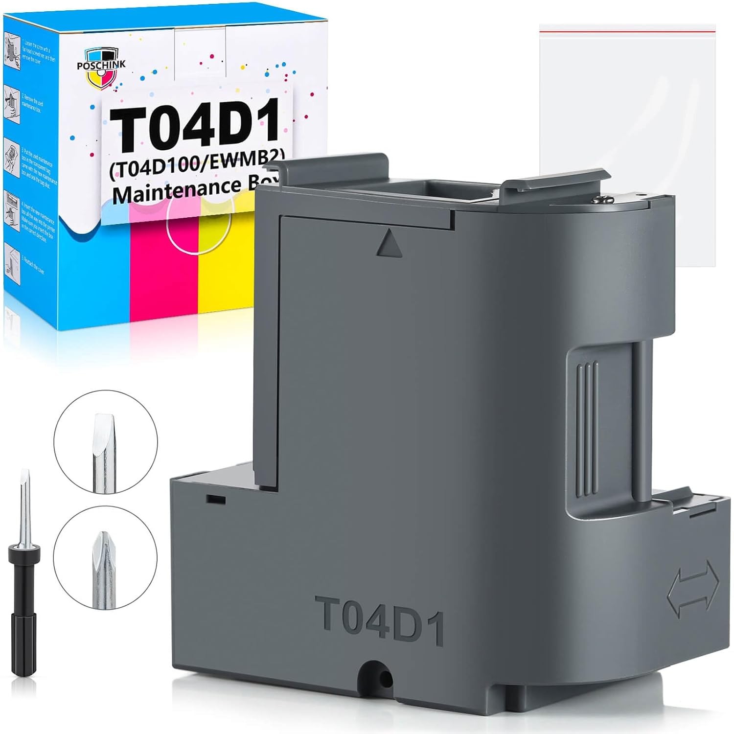 Epson T04D1 T04D100 Ink Maintenance Box ET-15000 ET-3750 ET-3760 WF-2860 ET-4760