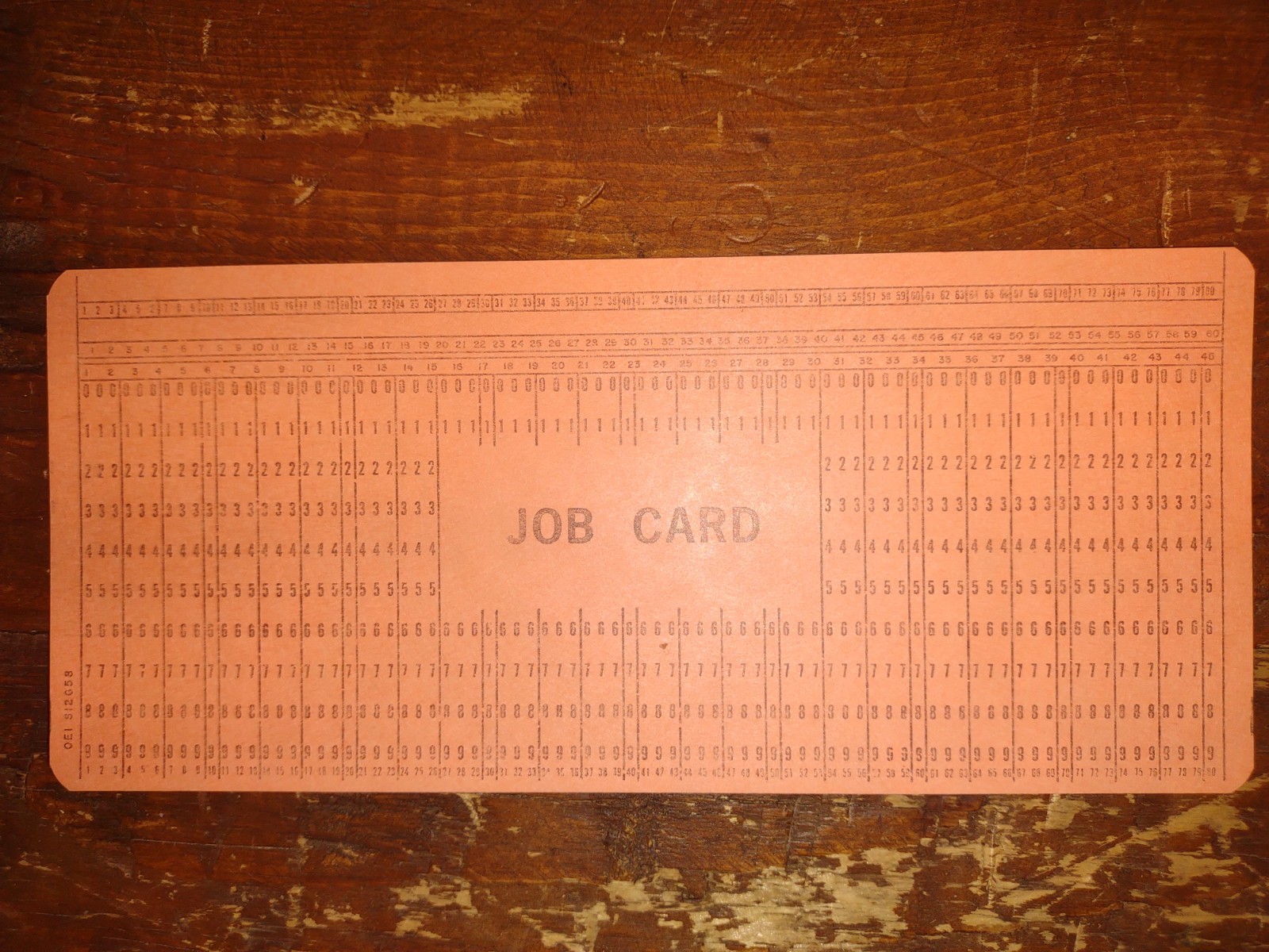 Data Punch Card Lot of 3 NOS 80 Column Retro Computer Programming Vintage OEI