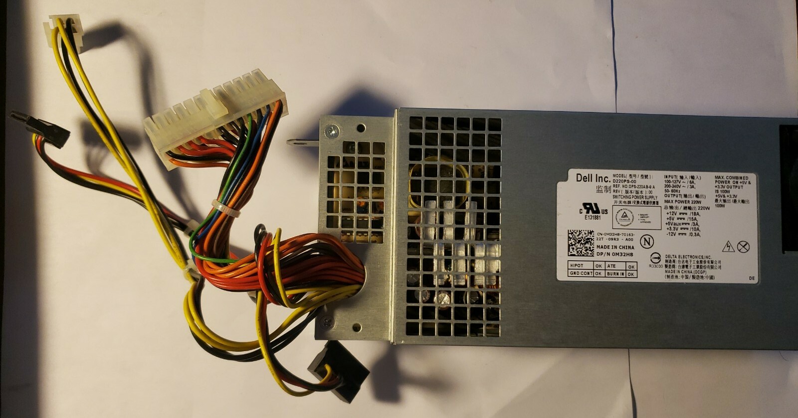 OptiPlex 390 USFF power supply D220PS-00