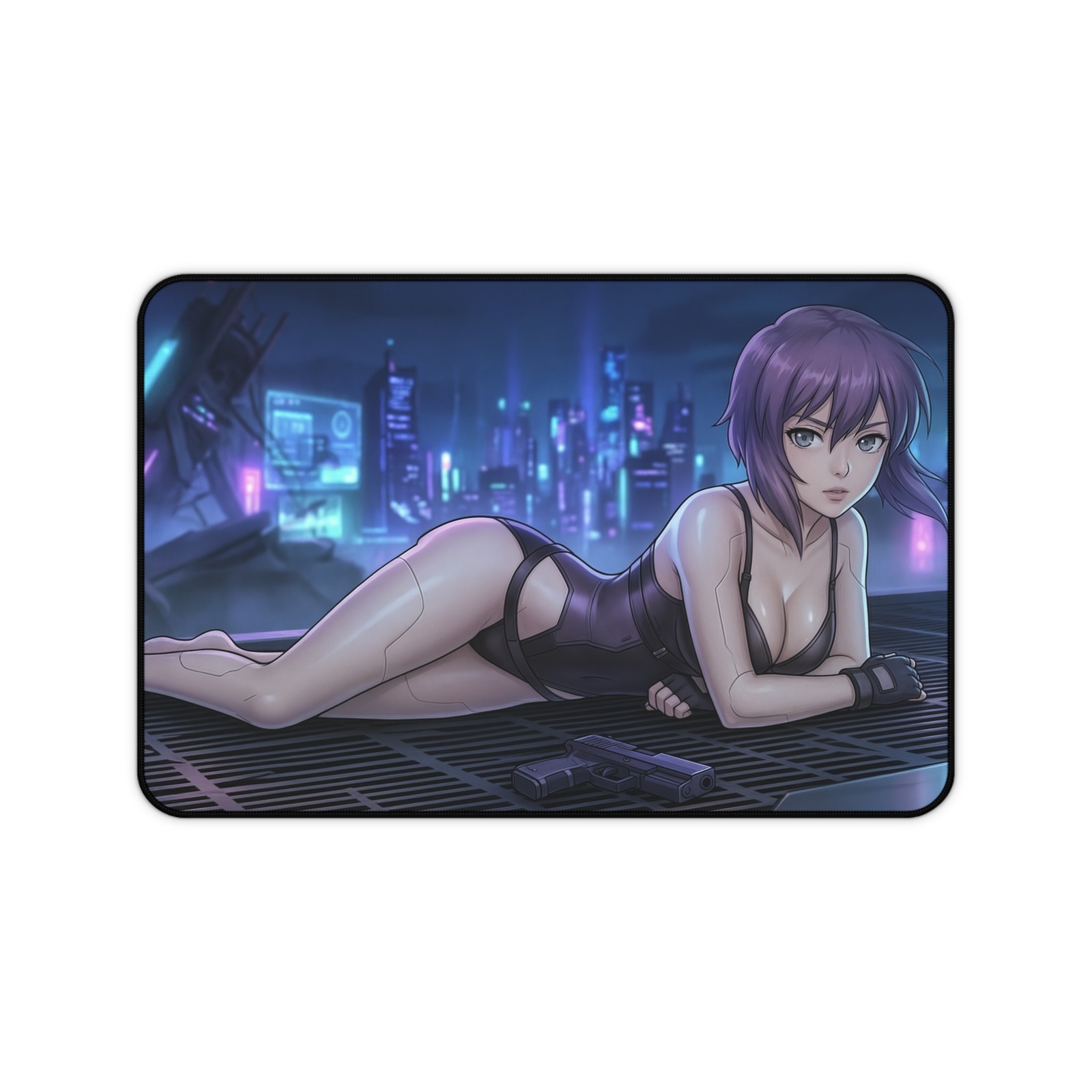 Motoko Kusanagi Mouse Pad, Ghost in Shell Desk Mat, Gaming Pad XL