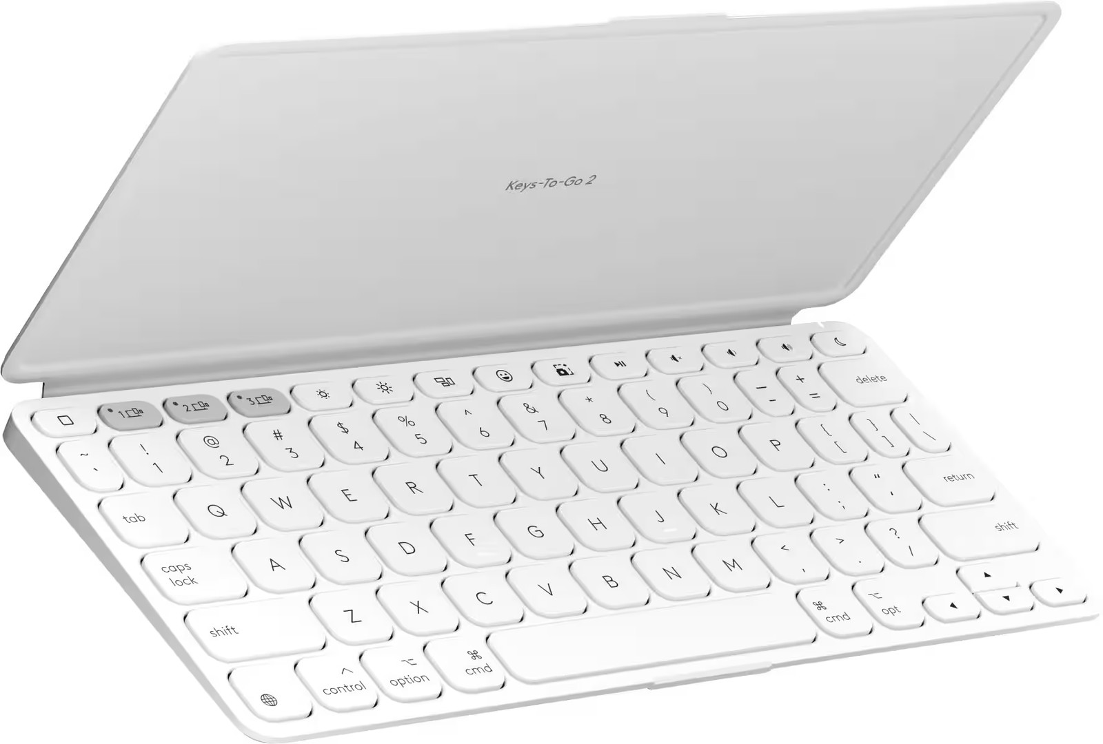 Logitech - Keys-To-Go 2 Slim Portable Bluetooth Keyboard for iPad, Mac - Gray