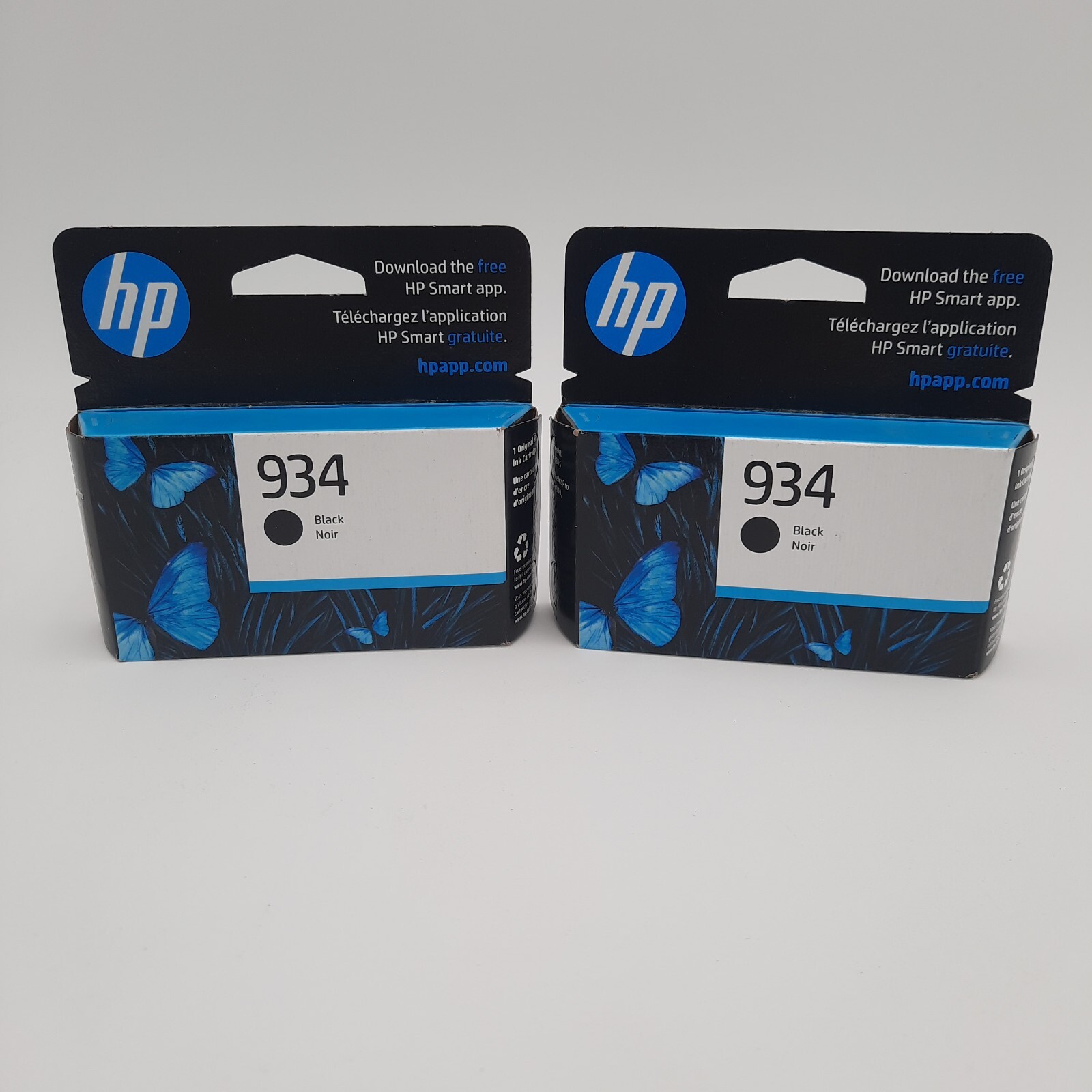 HP 934 Black Ink Cartridges 2 pieces - C2P19AN140 Office copier, Sealed boxes