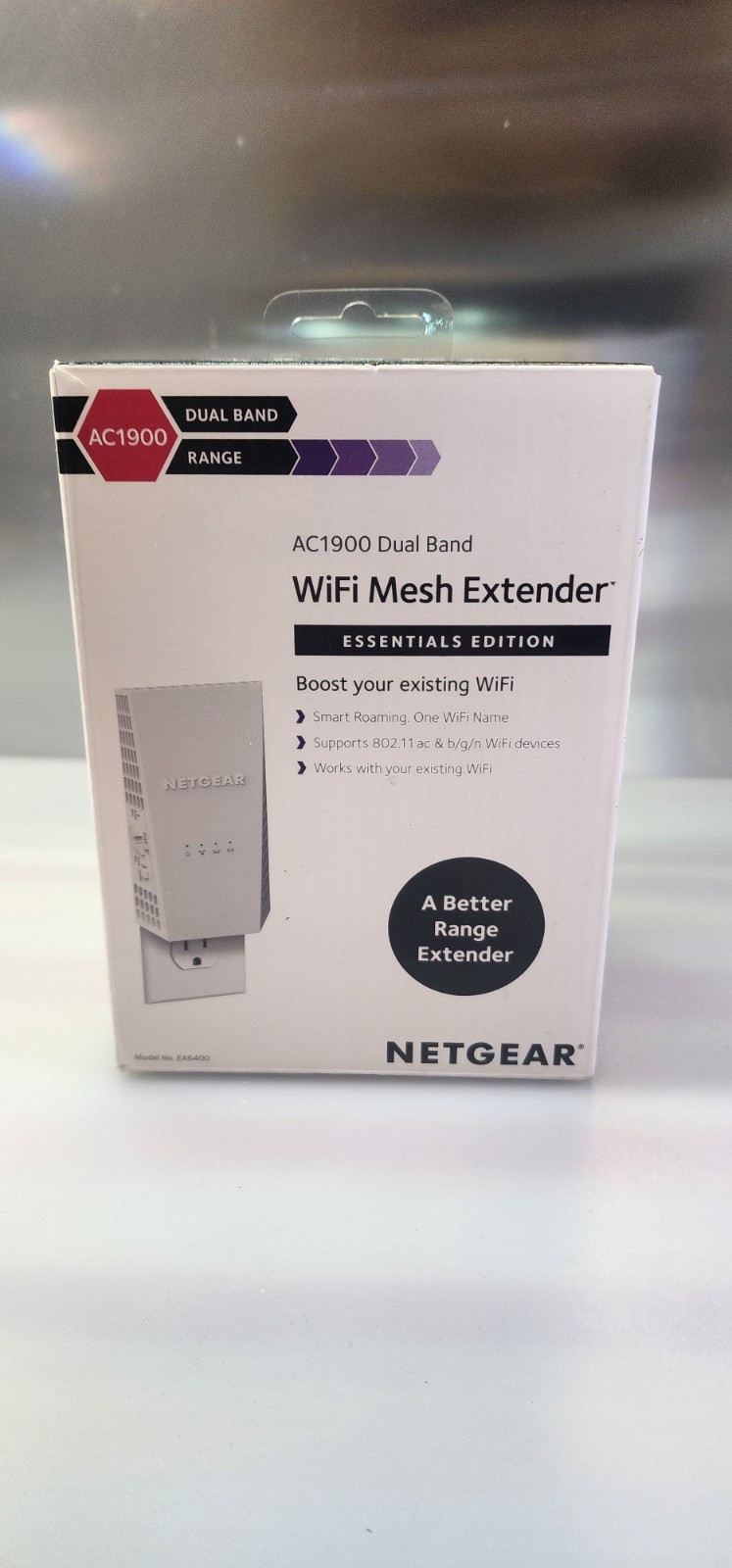 NETGEAR AC1900 WiFi Range Extender - Essentials Edition EX6400