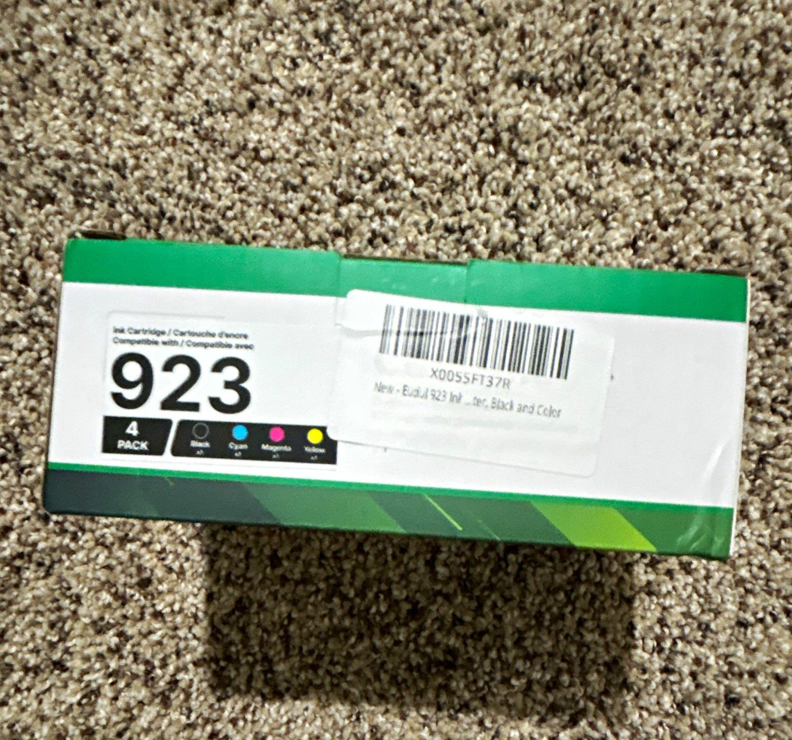 923 Compatible Ink Cartridges for HP Inkjet Printer 4-Pack BK C M Y