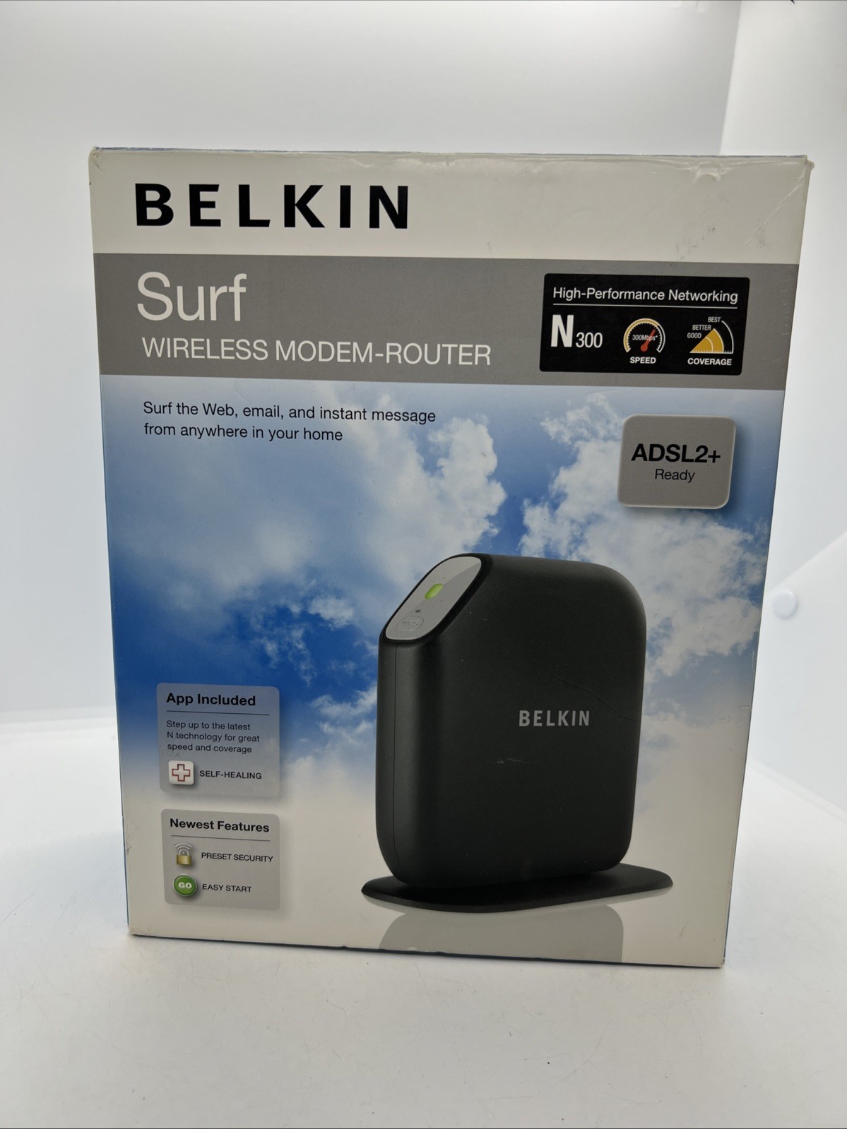 BELKIN Surf N300 ADSL2+  Wireless Modem And Router