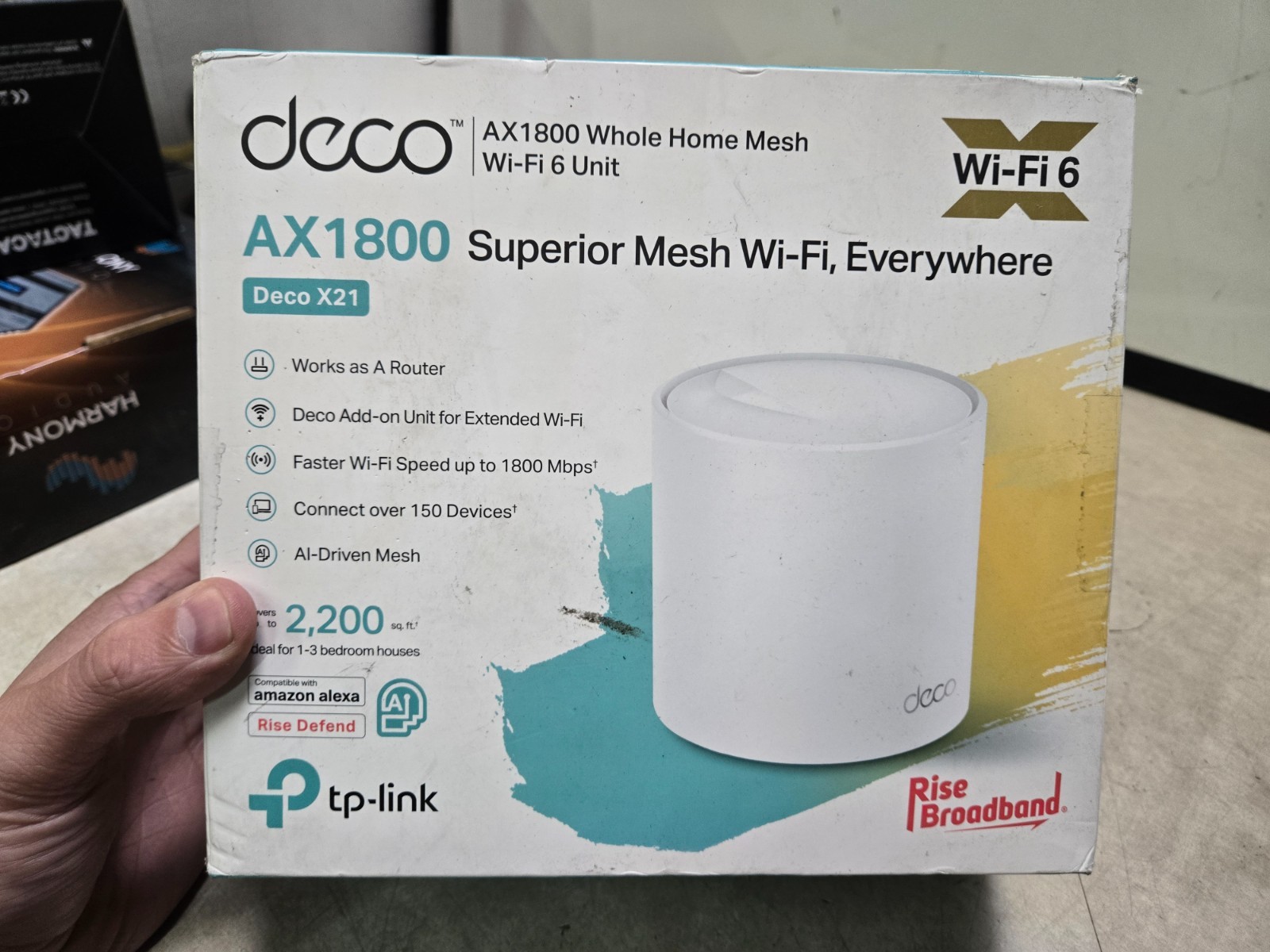 TP-Link Deco X21 AX1800 Dual-Band Mesh WiFi-6 Router - NOB
