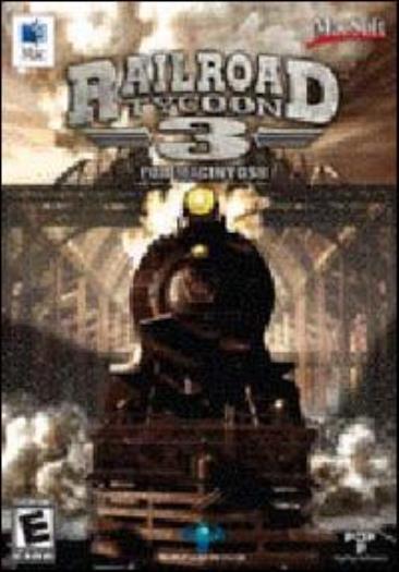 Railroad Tycoon 3 MAC CD run railway train engineer locomotive business sim game