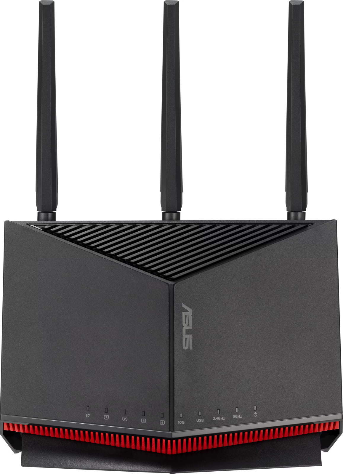 ASUS - RT-BE86U BE6800 Dual-Band Wi-Fi 7 Router - Black