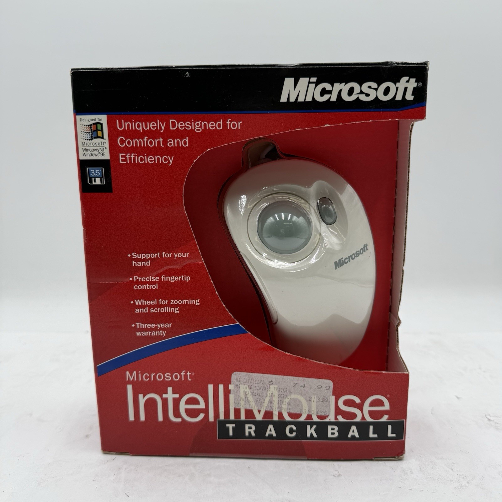 E10 Microsoft Intellimouse Trackball - Vintage Classic