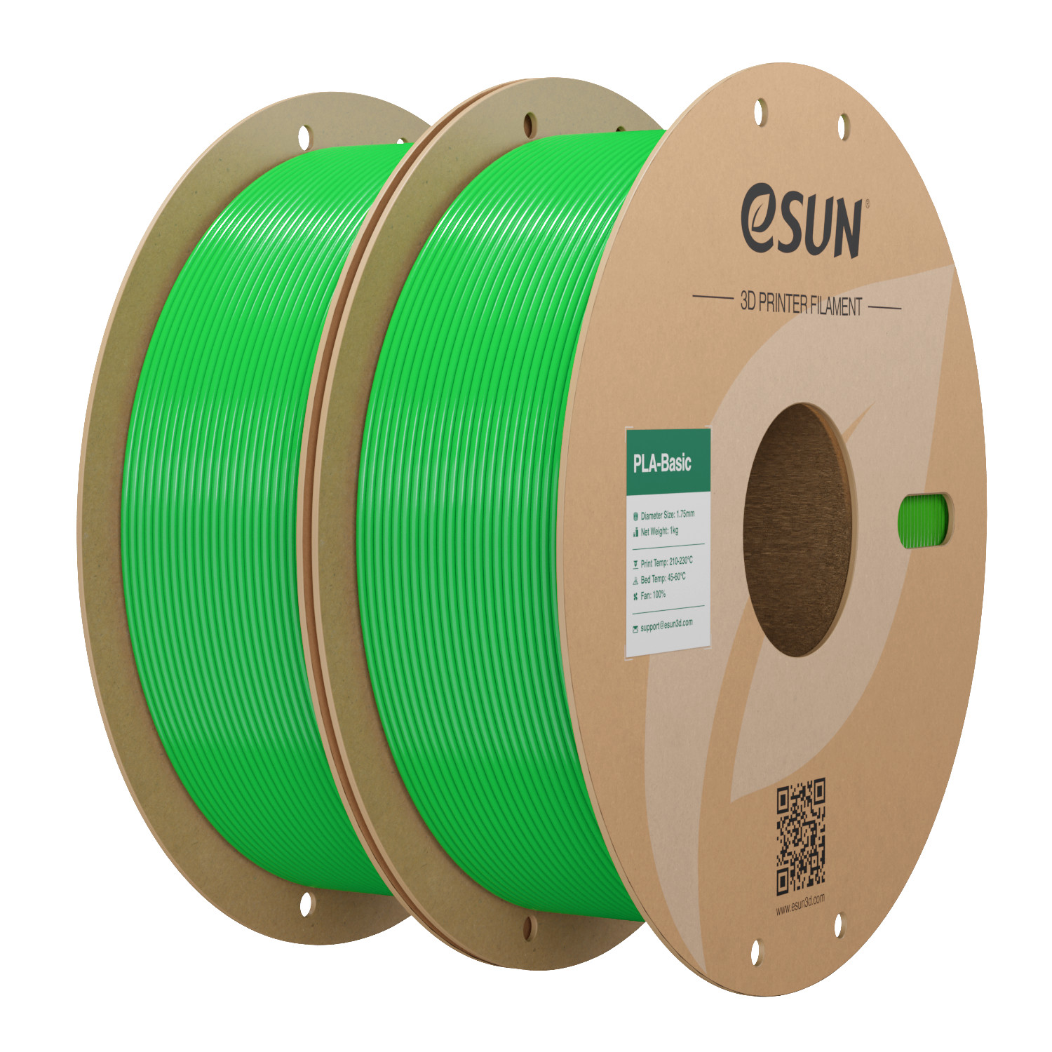 eSUN 2KG/Set PLA Basic 3D Printer FIlament 1.75mm High Speed &Tough PLA FIlament