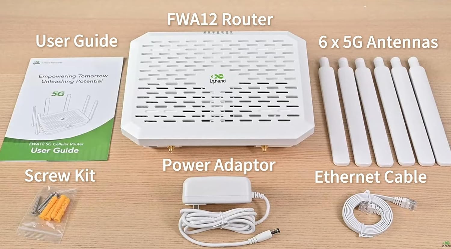 InHand Networks FWA12 5G Router | Wi-Fi 7 | BE4200 -  FWA12-NANR