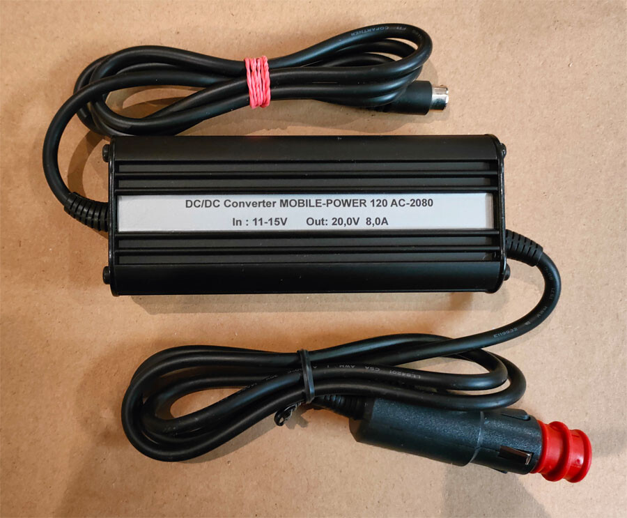 AC Adapter Mobile Power 120 AC-2080 Car Auto 20V 8A Charging Cable Car Converter 4 PIN