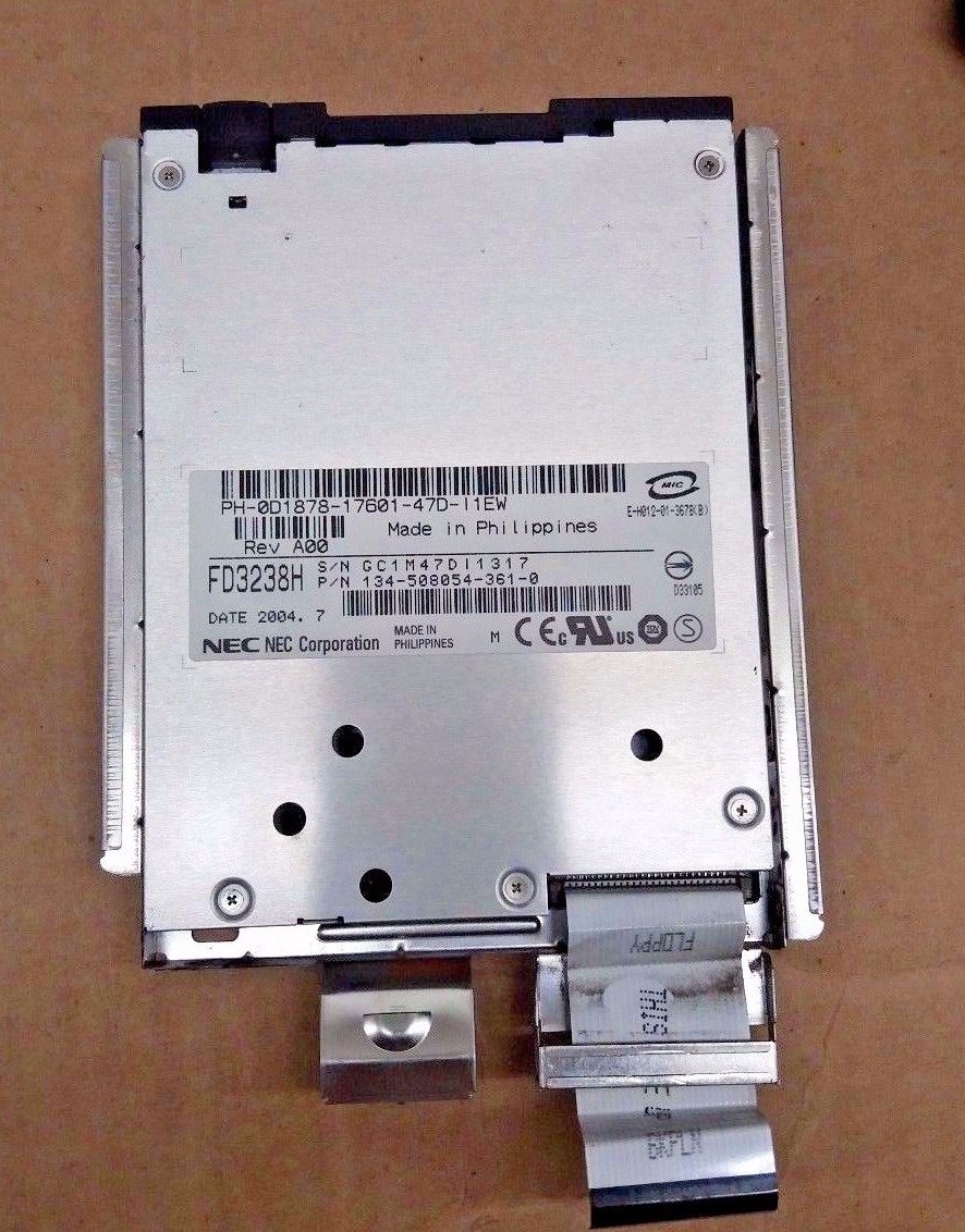 NEC FD3238H, 0D1878 Dell PowerEdge 1750Floppy Disk Drive PN:134-508054-361