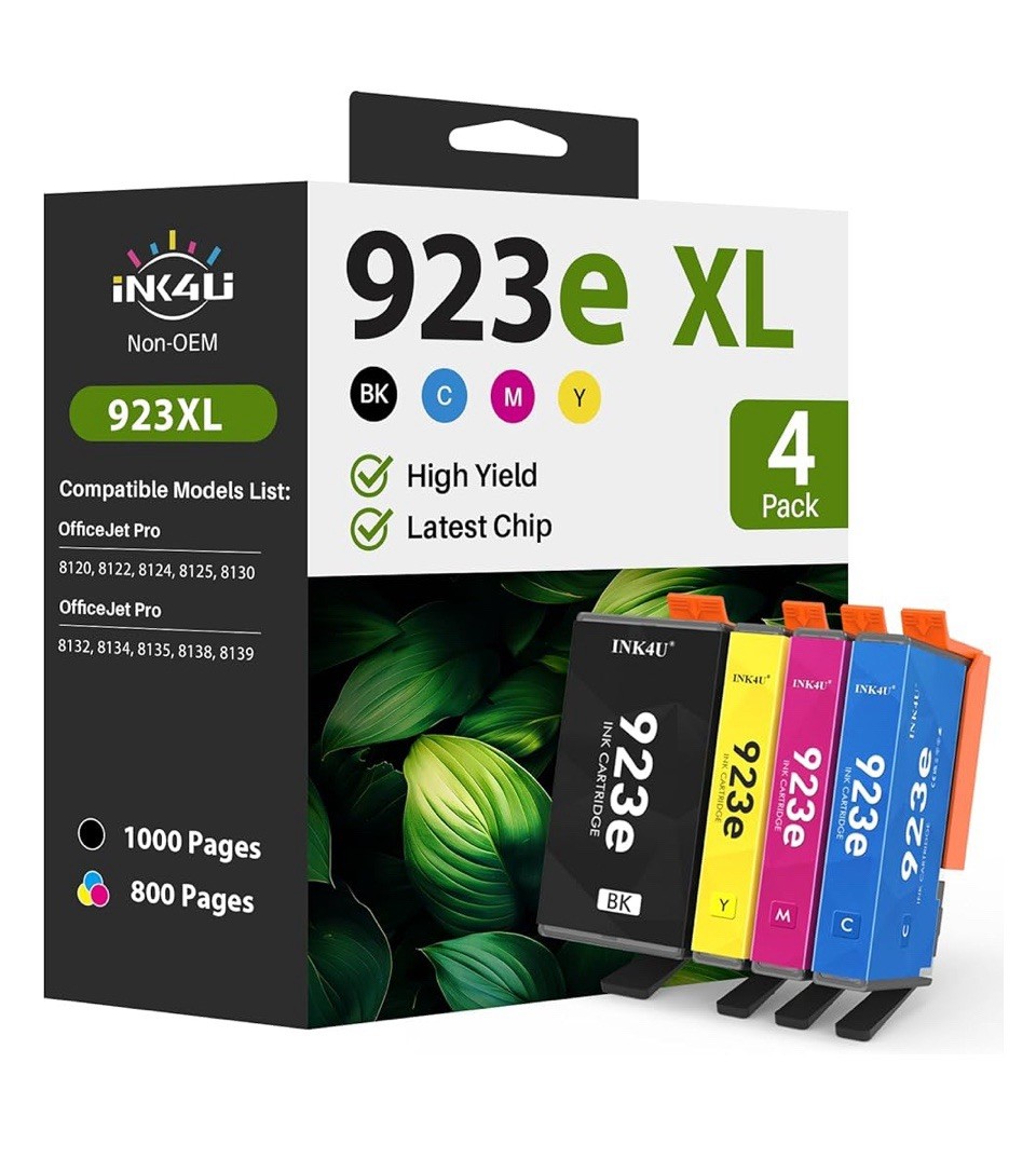 923XL Ink Cartridges Combo Pack Replacement 923 923XL OfficeJet Pro