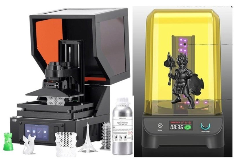 Monoprice MP Mini SLA LCD Printer; Geeetech Wash and Cure Station Bundle - NEW