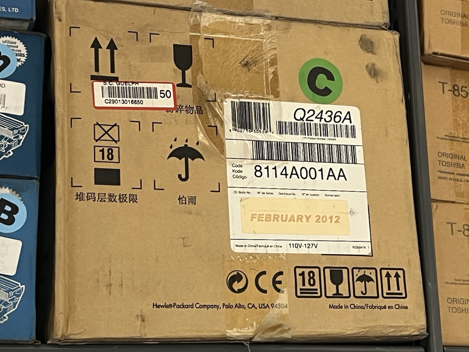 Genuine HP Q2436A Maintenance Kit for LaserJet 4300-Open/Worn Box