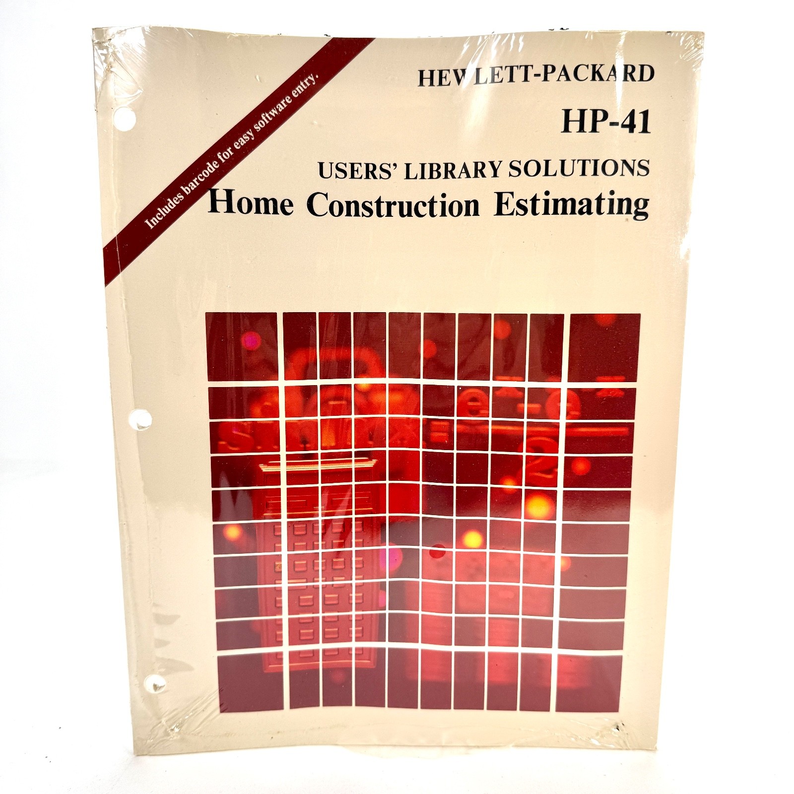 HP-41C User’s Library Home Construction Estimating 00041-90096 New Sealed