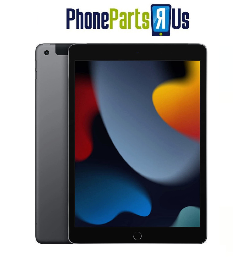 Apple iPad 9 (2021) 10.2" 64GB Space Gray Silver Cellular -WiFi -  Very Good