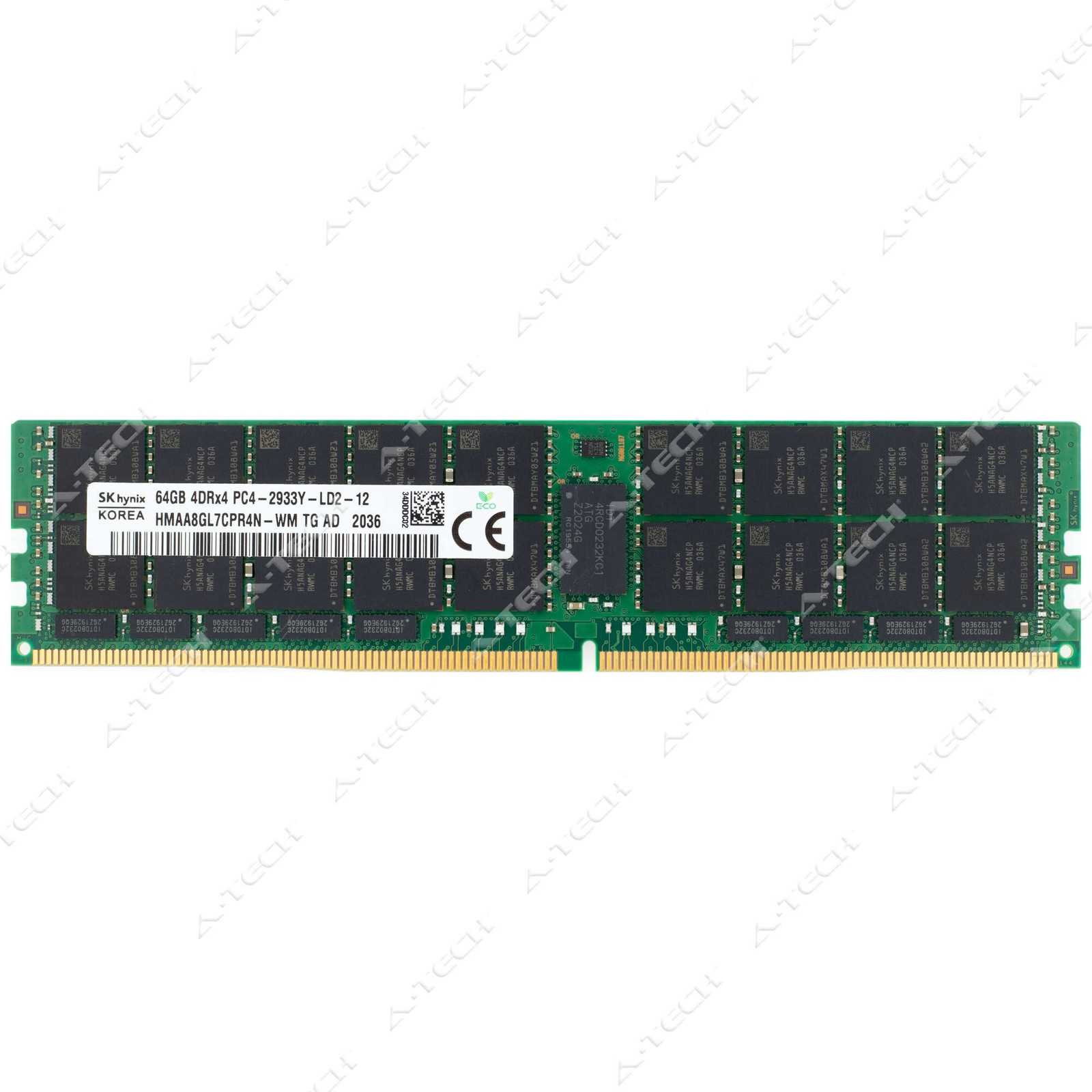 Hynix 64GB DDR4 2933 MHz PC4-23400 ECC LRDIMM Server Memory RAM HMAA8GL7CPR4N-WM