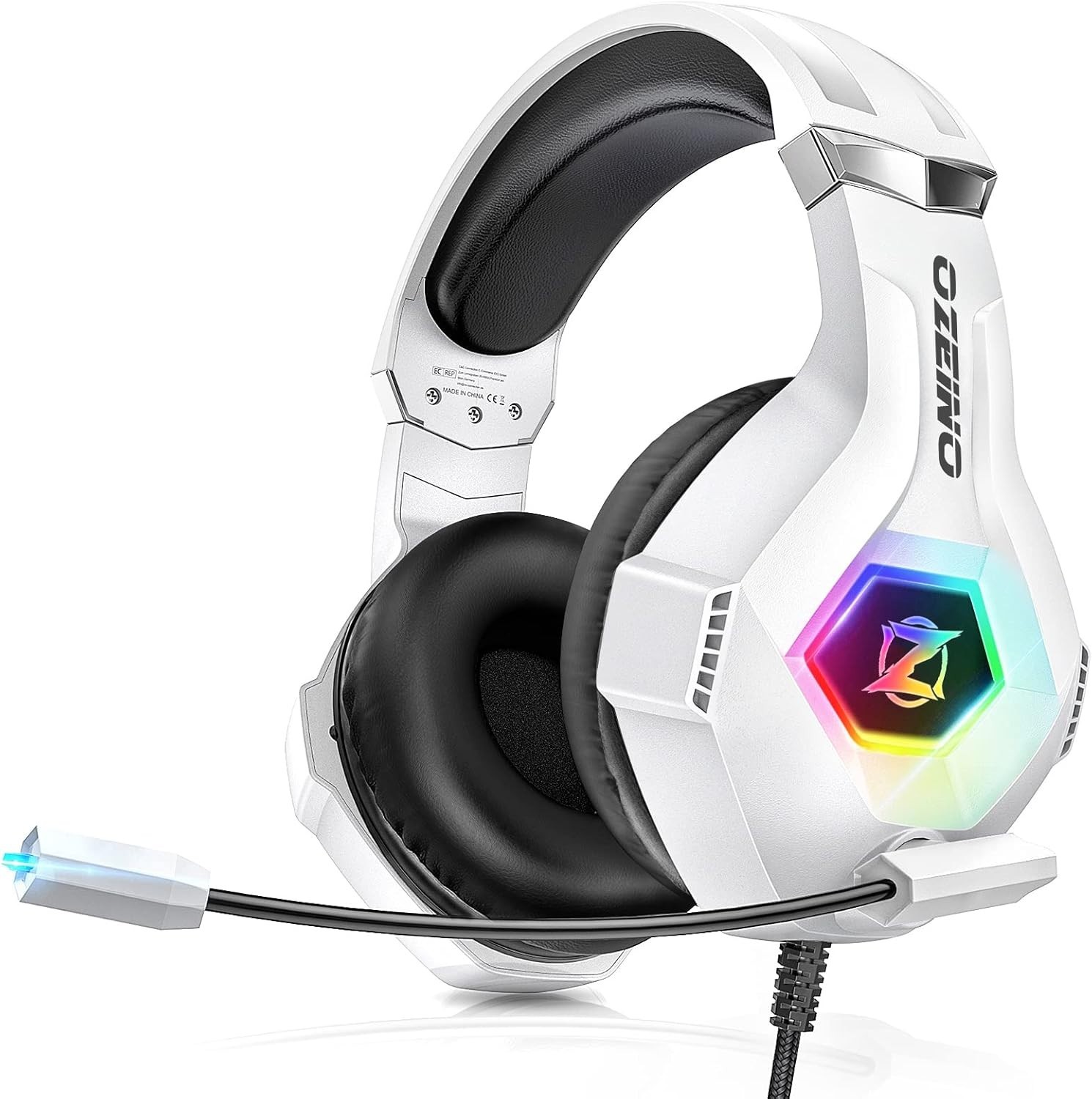 Immersive RGB LED Gaming Headset – 7.1 Surround Sound, PC/PS/Xbox Compatible