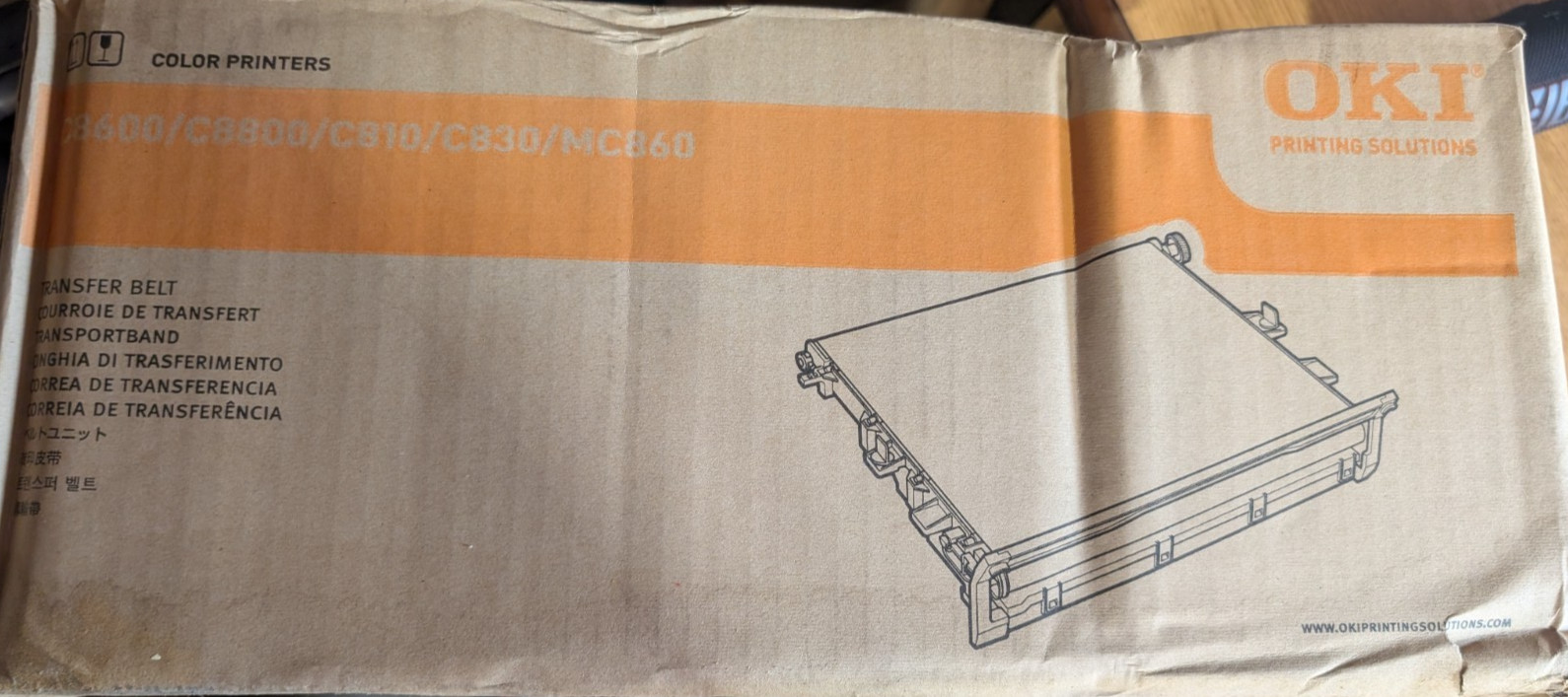 Okidata C8600/C8800/C810/C830/MC860 Belt Unit 43529404