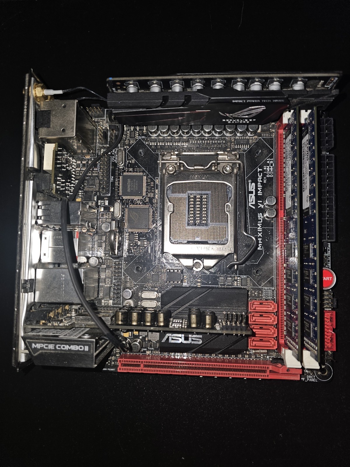 For Asus Maximus VI Impact Mini-ITX Motherboard Tested 100% ok LGA1150 DDR3
