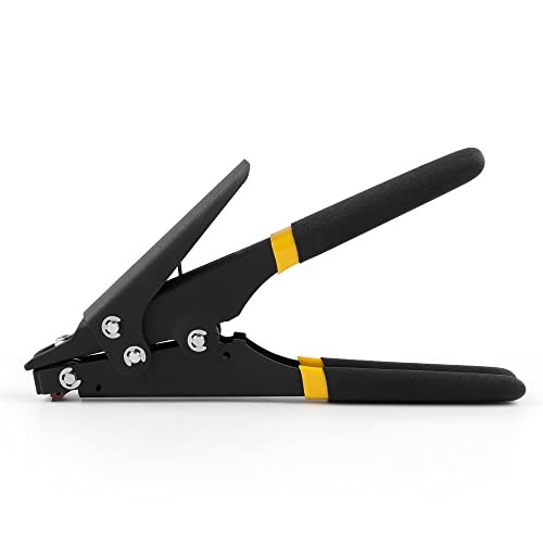  Zip Tie Tool and Tensioning and Cutting Tool for Plastic or Nylon Cable Black