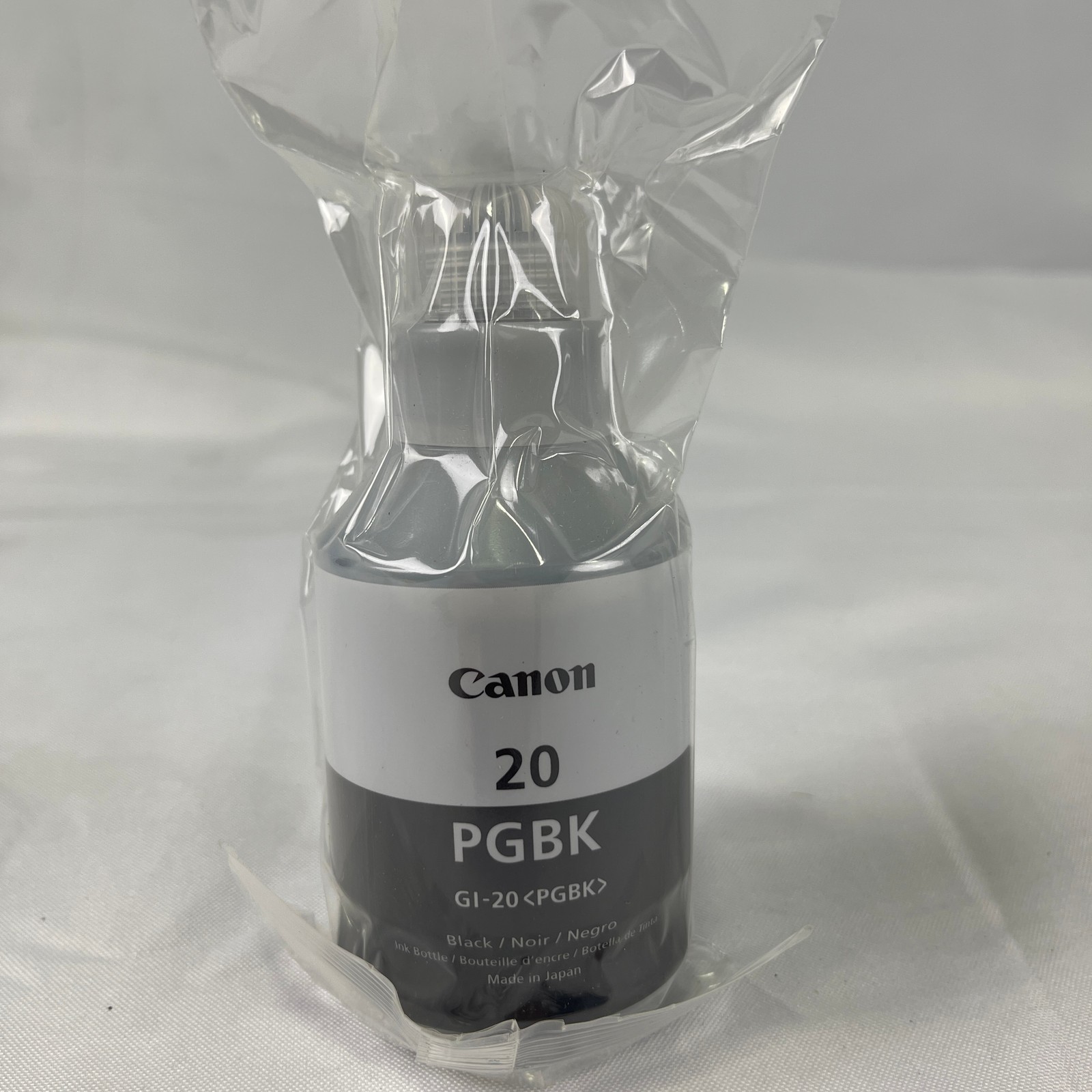 Canon GI-20 PGBK Pigment Black Ink Bottle 170ml for MegaTank NEW Sealed