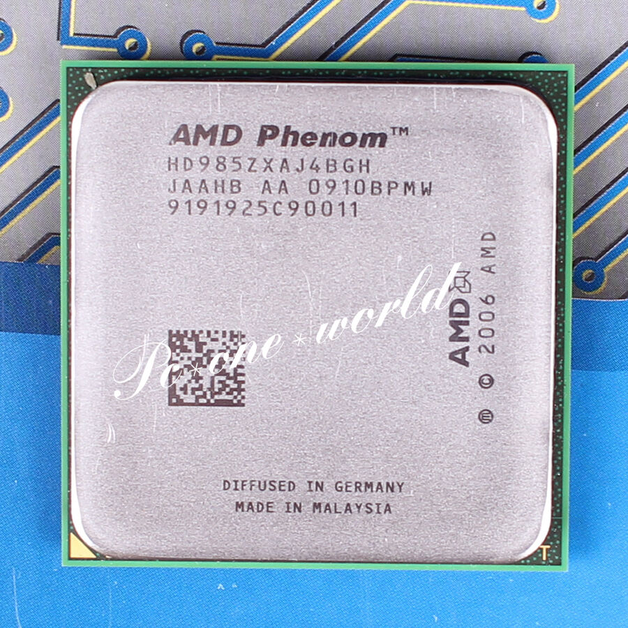 100% OK HD9850XAJ4BGH AMD Phenom X4 9850 2.5 GHz 125W Quad-Core Processor CPU