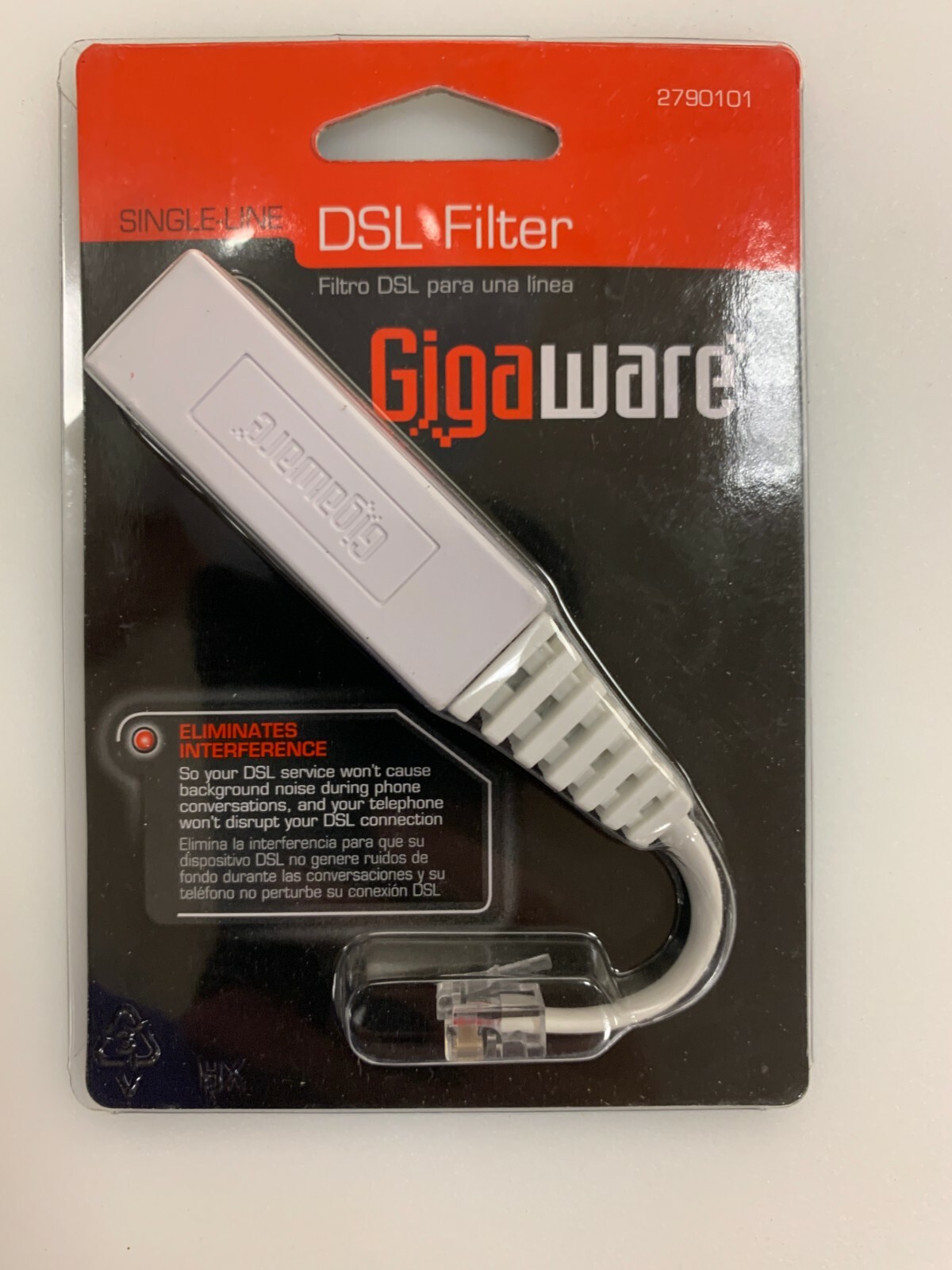 Gigaware Single-Line DSL Filter #2790101
