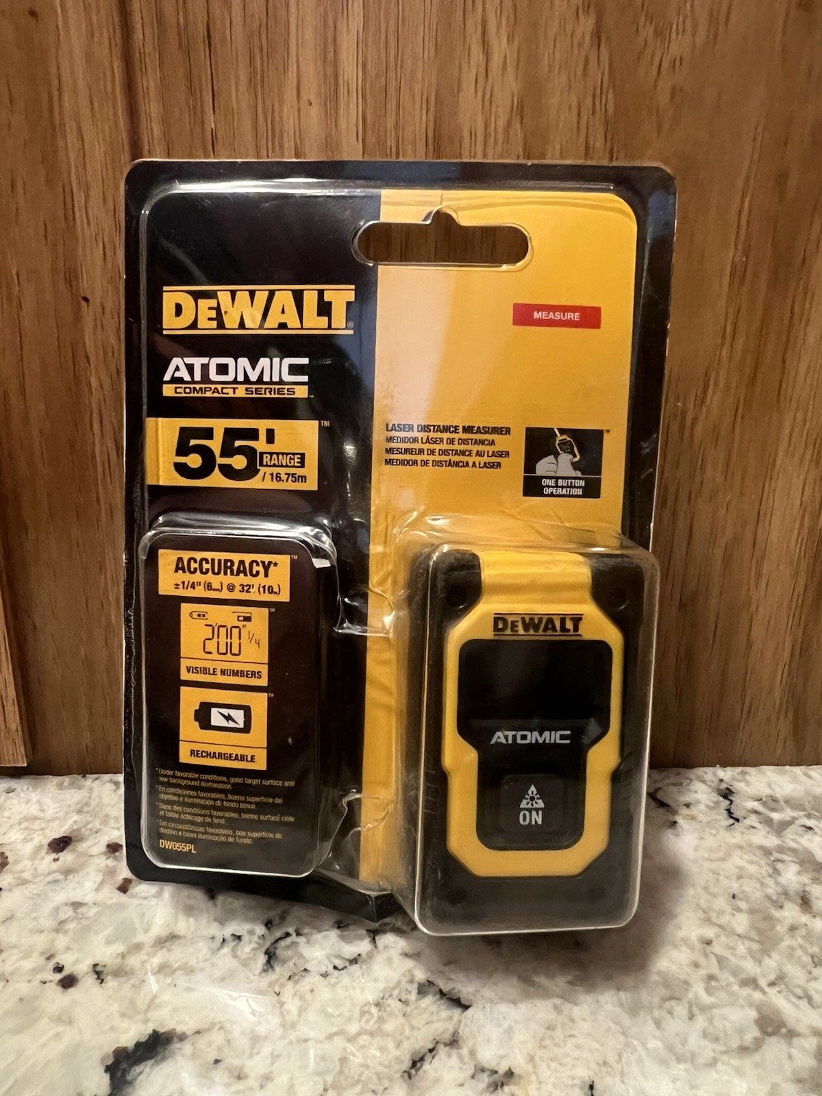 DeWalt DW055PL ATOMIC COMPACT SERIES™ 55 FT. Pocket Laser Distance Measurer