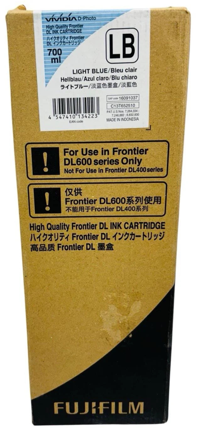 *Genuine Light Blue Ink 700ML For Frontier DL600 DL650 ~ FujiFilm 16091037 NEW