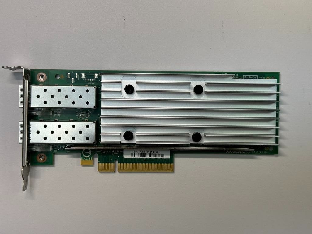 QLogic QTE8652-CU-PUR Dual Port 10/25GbE High Profile SFP+ Network Ethernet Card