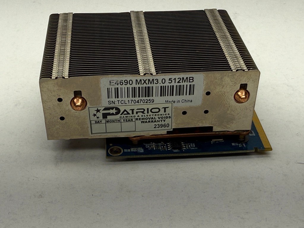 WMS BB3 Video Card. MXM 3.0 Ati Radeon e4690 TESTED
