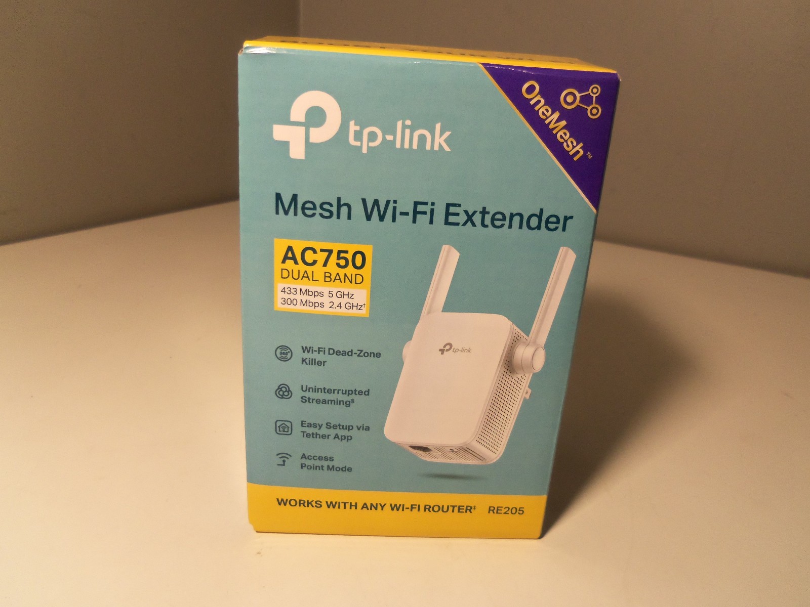 TP-Link AC750 Wi-Fi Range Extender with Two External Antennas (RE205)