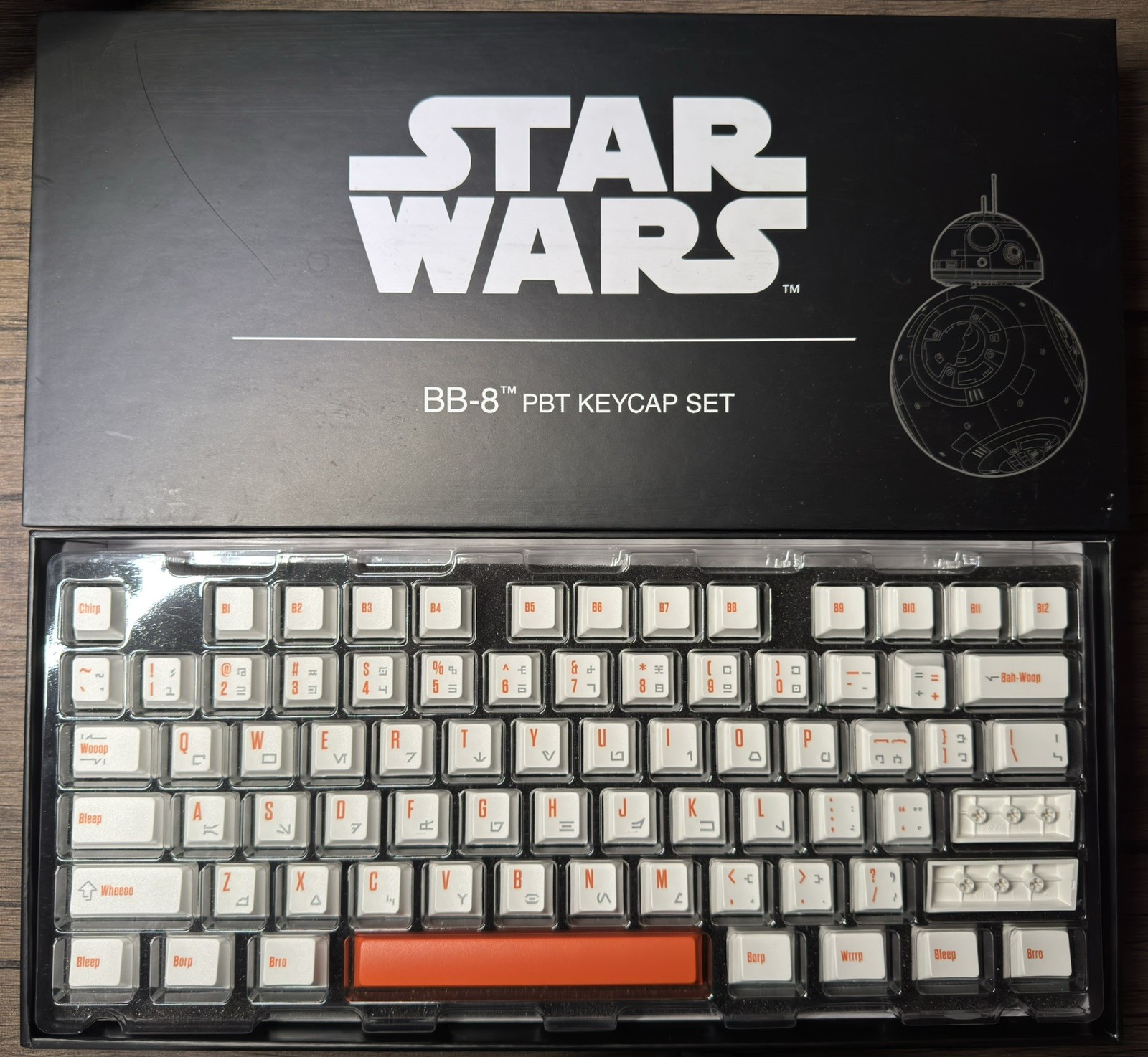 NovelKeys STAR WARS BB-8 Keyboard Keycap Set (Retired)