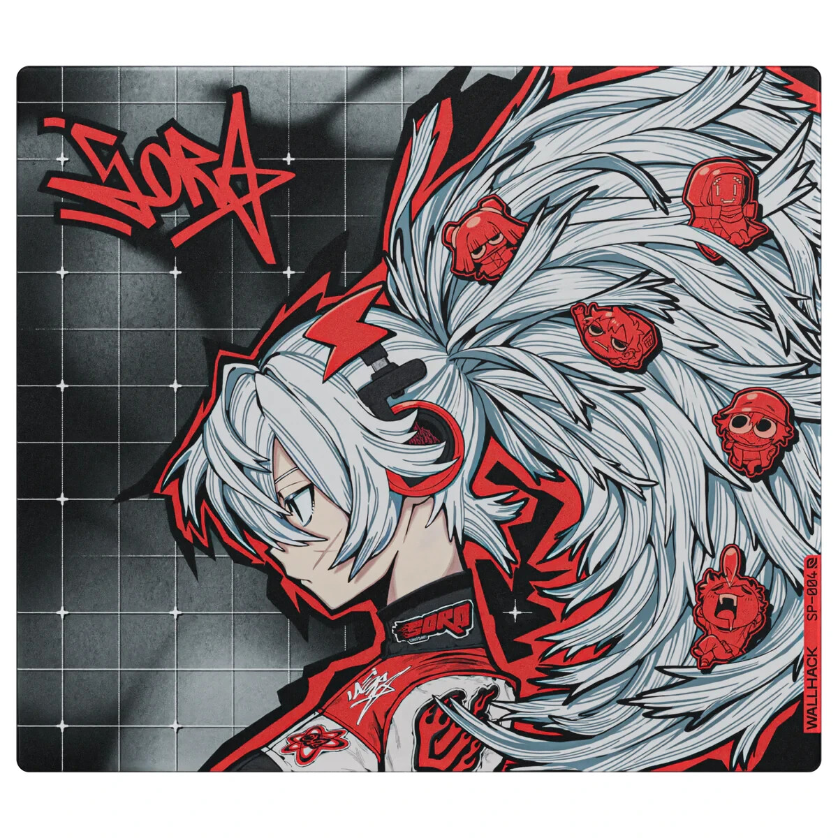 WALLHACK SP-004 - Drift Sora Glass Mouse Pad JAPAN NEW