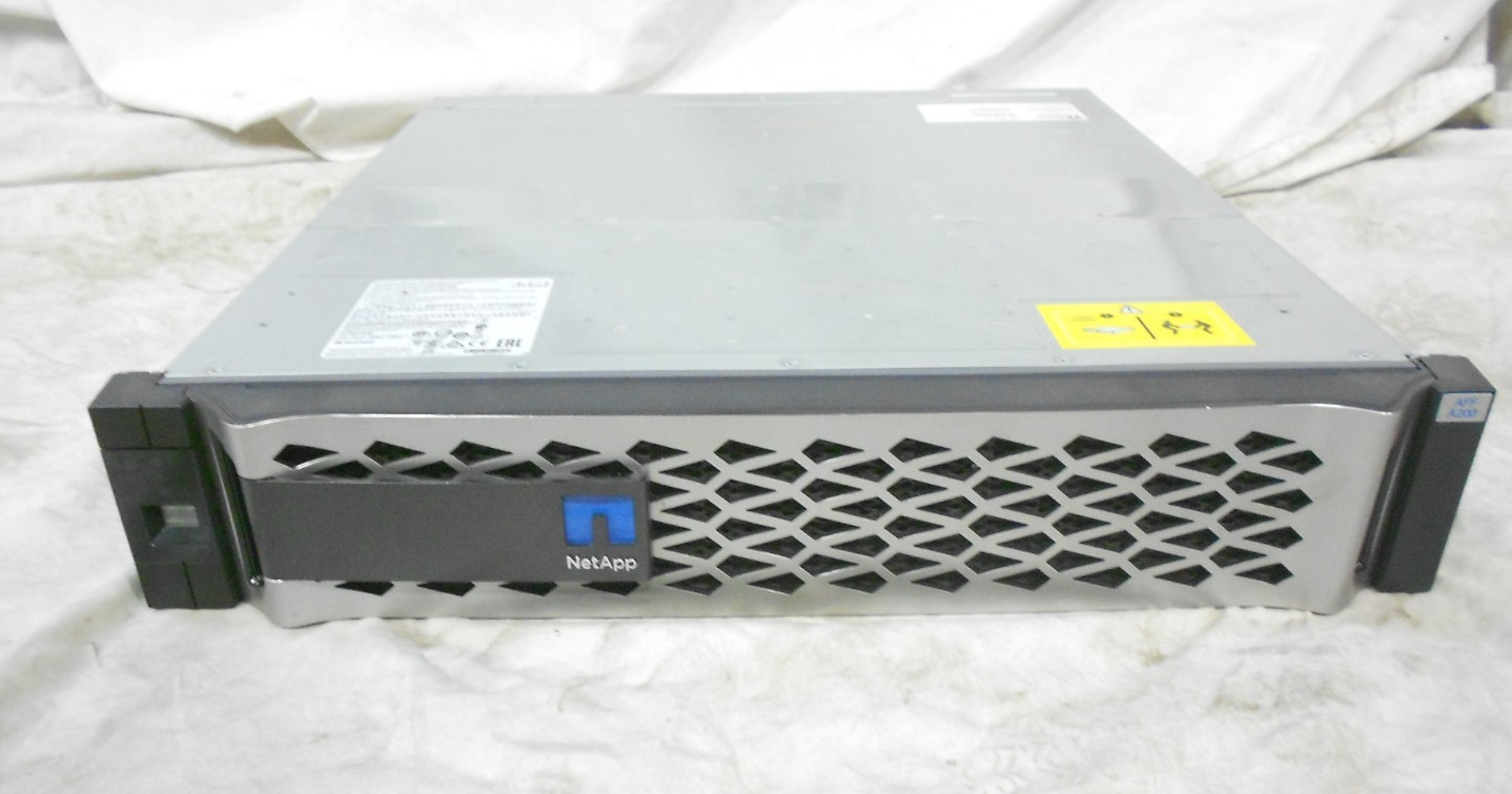 NetApp AFF A200 All Flash FAS 24x SFF 2.5" w/ 2x 111-02505 111-02507 2x PS Bezel