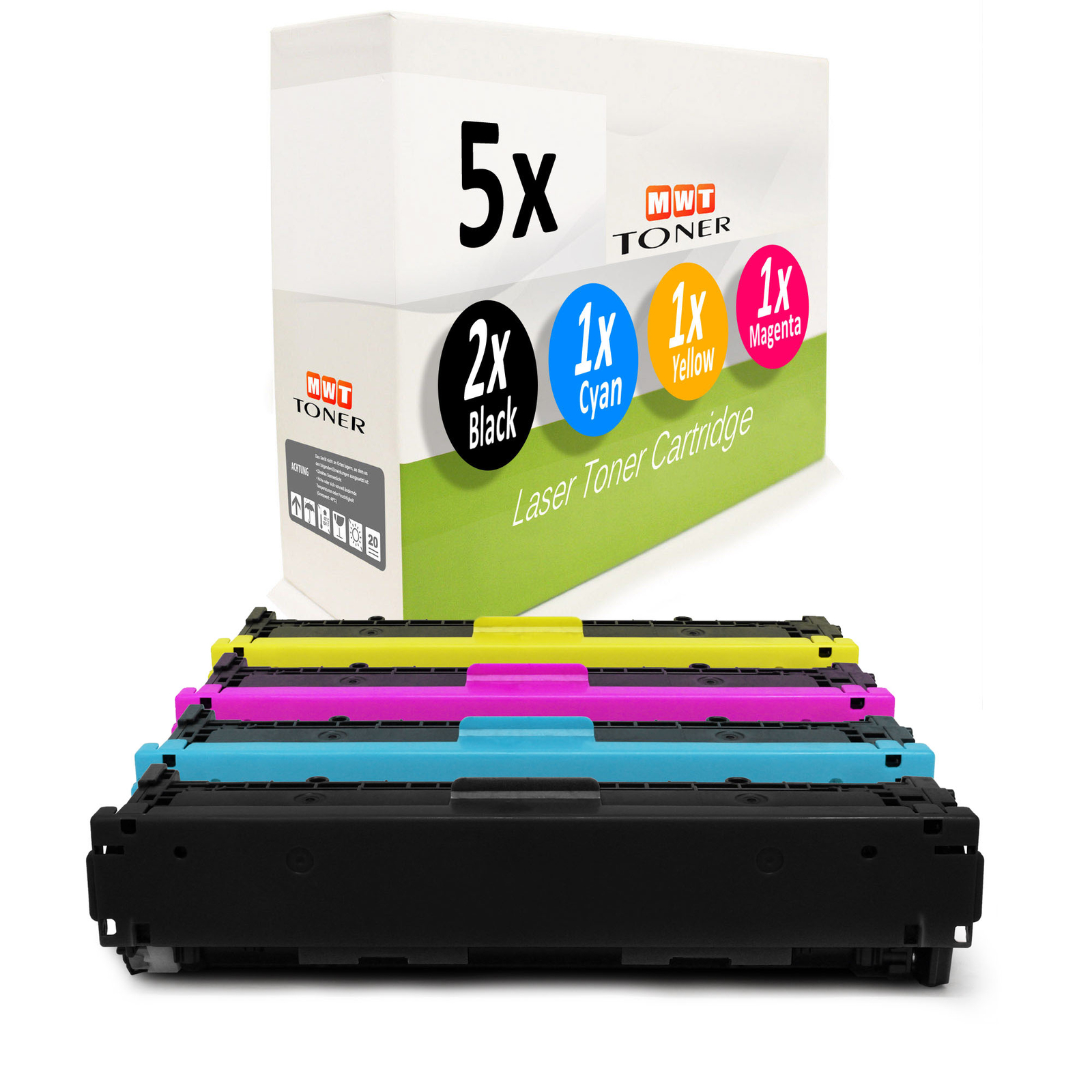 5X MWT Cartridge Compatible With HP Color LaserJet Pro M-452-NW