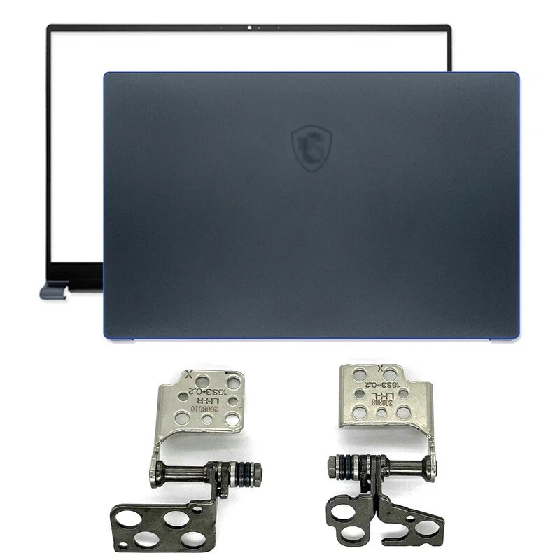 LCD Back Cover+Front Bezel+Hinges For MSI Prestige15 P15 MS-16S3 MS-16S6 15.6in