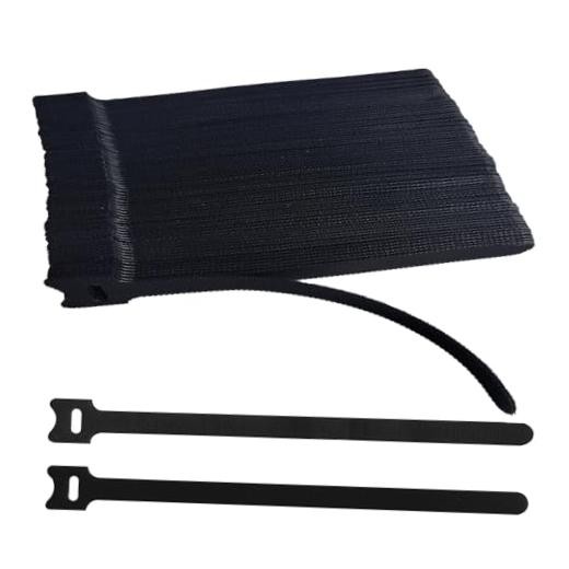 100 PCS 12 Inches Black Reusable Cable Ties,Multi-purpose 12inches-100PCS